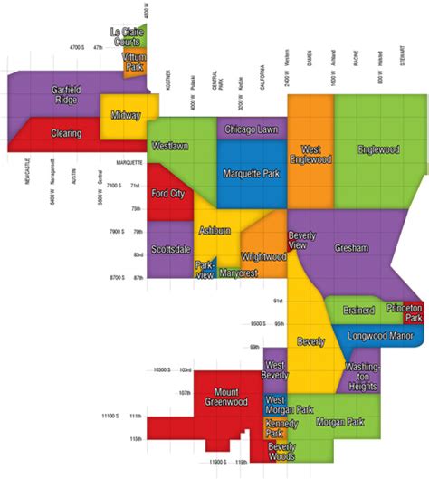 West Side Chicago Map - World Of Light Map