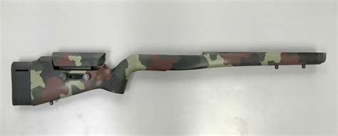 STOCK, McMILLAN - Adjustable M3A Fiberglass: WOODLAND CAMO