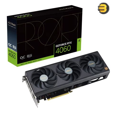 ASUS RTX 4060 ProArt OC Edition 8GB GDDR6 Graphics Card — PCIe 4.0, 8GB ...