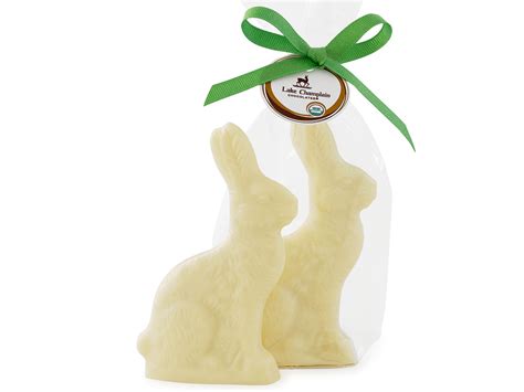 White Chocolate Easter Bunny: Small White Chocolate Bunnies