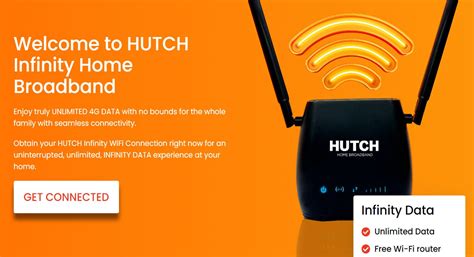 Unlimited Internet සමඟින් හඳුන්වා දෙන Hutch INFINITY Home Broadband