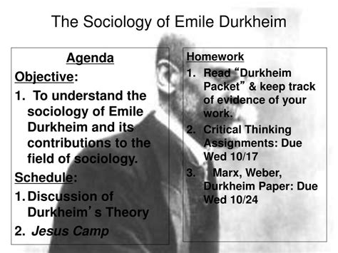 PPT - The Sociology of Emile Durkheim PowerPoint Presentation, free download - ID:2529931