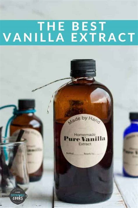 Vanilla Extract Recipe {How to Make Vanilla Extract} | Sustainable Cooks