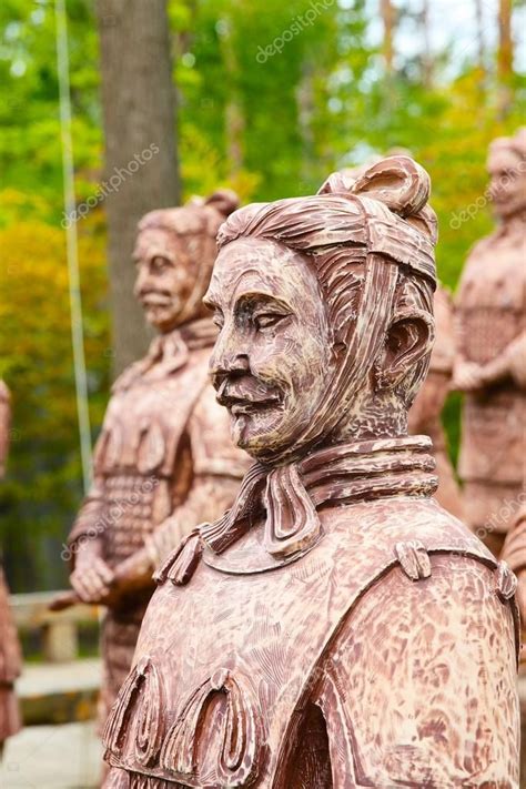 Replica of terracotta warriors in Krasnodar, Russia - Stock Photo , #AD, #warriors, #terracotta ...