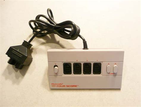 Rare Original Nintendo NES Four Score Adapter