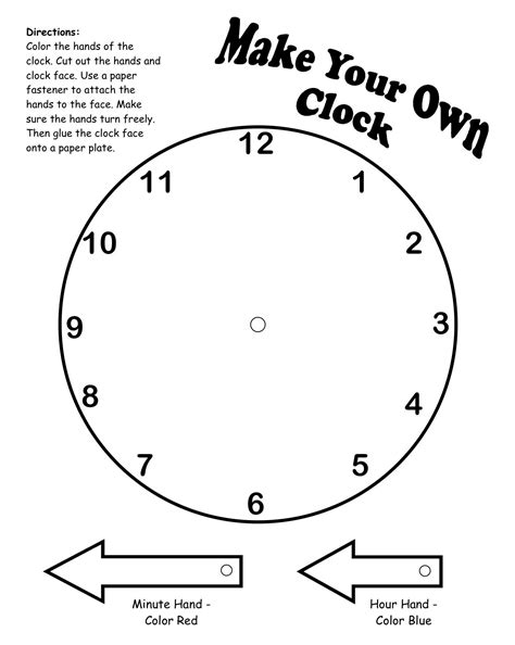 Make Your Own Time Worksheets | Math lessons, Teaching, Math