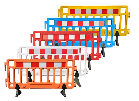 New Colors for Construction and Economy Pedestrian Barriers – Traffic Safety Resource Center