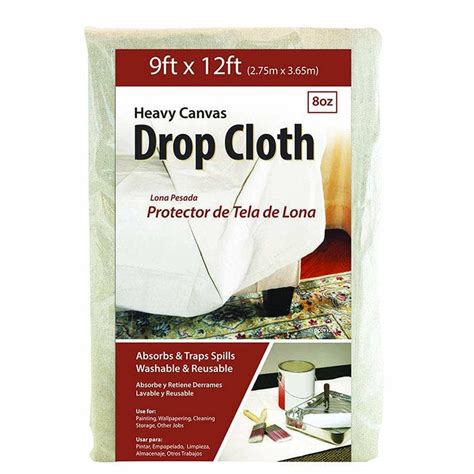 9' x 12' Cotton Canvas Drop Cloth - RJ Supply House