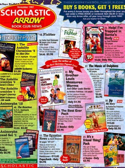 Flyers For The Scholastic Book Fair : nostalgia