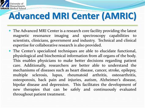 (PDF) Advanced MRI Center (AMRIC) · Advanced MRI Center (AMRIC) The ...