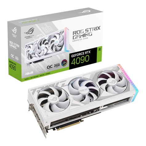 VGA (การ์ดแสดงผล) ASUS ROG STRIX GEFORCE RTX 4090 24GB GDDR6X WHITE OC EDITION