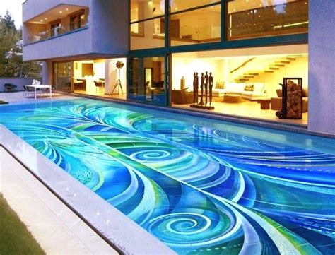 Contemporary mosaic art: Turning your ordinary swimming pool into a gorgeous piece of art