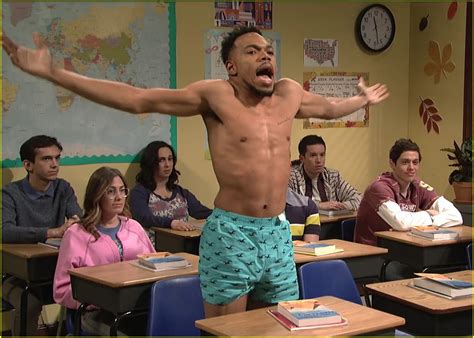 Chance the Rapper Strips Shirtless, Wears Only His Underwear on 'SNL' - Watch Now!: Photo ...