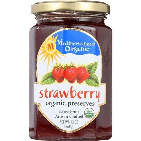 Mediterranean Organic Fruit Preserves - Organic - Strawberry - 13 Oz - Case Of 12 | Organic ...