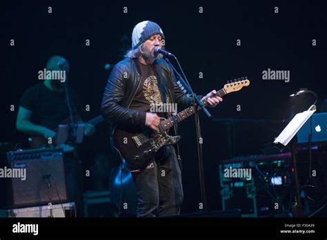 Badly Drawn Boy performing live on stage at the Barbican Centre ...