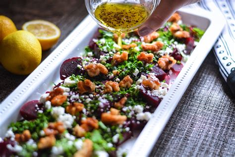 Beet and Feta Cheese Salad - Simply Lebanese