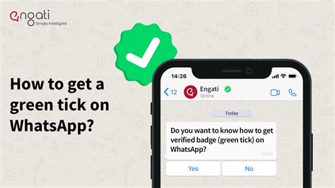 How to get green tick on WhatsApp in 6 easy steps? | Engati