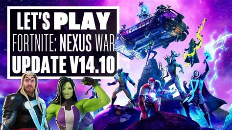 Let's Play Fortnite: Nexus War Update V14.10 - EXPLORING STARK INDUSTRIES! - YouTube