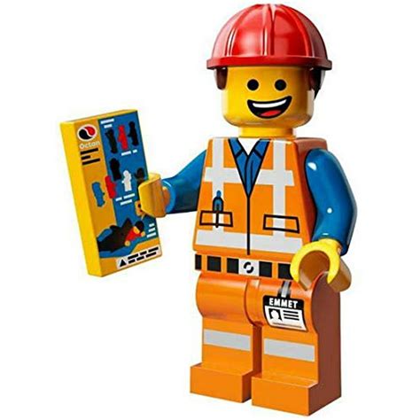 The Lego Movie Emmet Construction Worker Minifigure Series 71004 - Walmart.com - Walmart.com