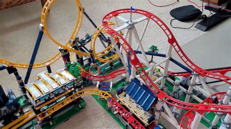 Combining both LEGO roller coasters into one massive ride