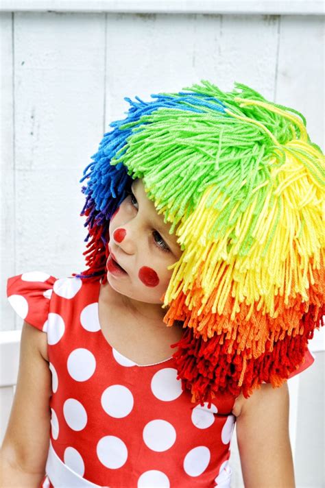 Premium Clown Wig / Clown Costume Accessory /rainbow Wig / - Etsy