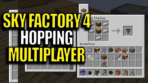 Multiplayer Minecraft Sky Factory 4 Modpack Ep 5 - Hopping Bonsai - YouTube