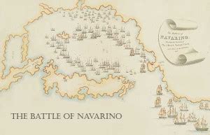 The Battle of Navarino (20th of October 1827) - region of Costa Navarino history.