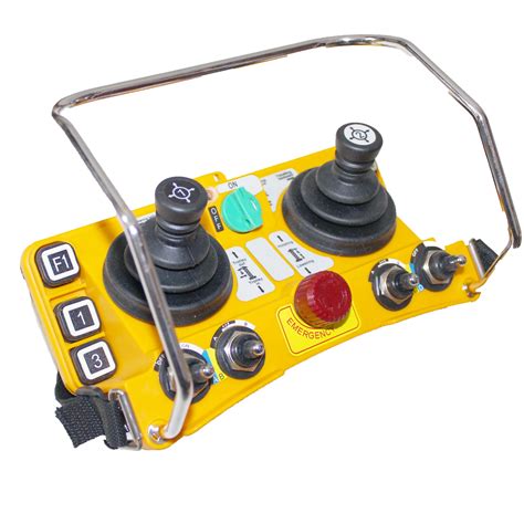 FCC Hydraulic Crane Remote Control , 330MHz Joystick Radio Remote Control