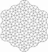 Square Geometric Patterns Coloring Pages sketch template