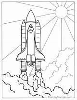 Space Shuttle Coloring Pages sketch template