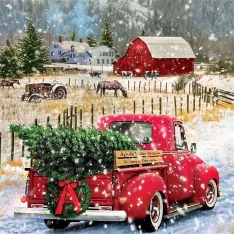 Pin by Carol Farr on VinTaGe ChrisTmaS | Christmas red truck, Christmas pictures, Fun christmas ...