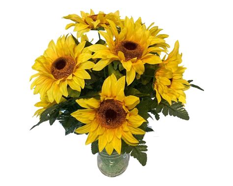 Sunflower Arrangement, Cemetery Flowers, Graveside flowers, Remembrance Flowers, Funeral Flowers ...