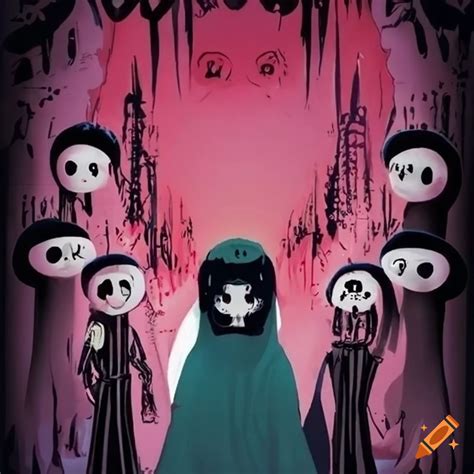 Kawaii horror movie poster