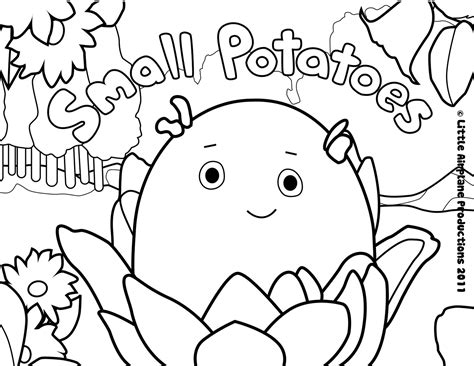 erica kepler: Small Potatoes Coloring Pages!