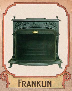 The stove invented by Benjamin Franklin is used to heat a room. | Benjamin franklin, Franklin ...