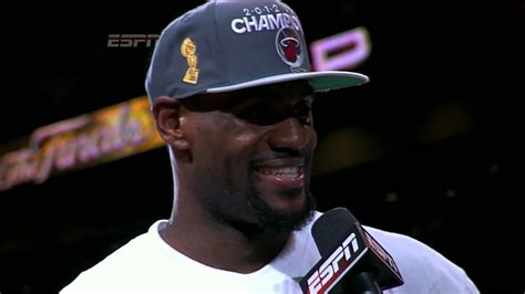 LeBron James "It's about damn time" HD - YouTube