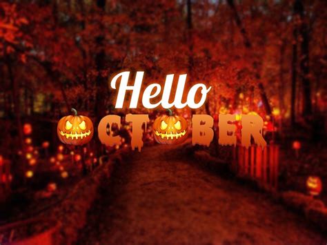 Hello October Halloween Themed Quote Pictures, Photos, and Images for Facebook, Tumblr ...