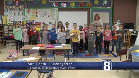 The Pledge from Mrs. Beeth’s class at Bicentennial Elementary School | wqad.com