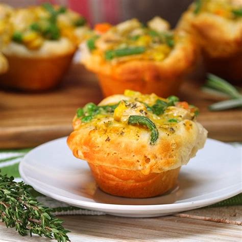 Chicken Pot Pie Cupcakes Are Comfort Food in a Delicious Bite (or Two)!