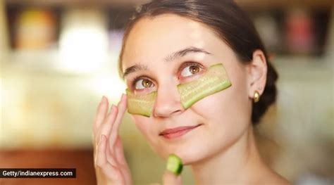 Try this DIY cucumber mask to soothe tired eyes | Life-style News - The Indian Express