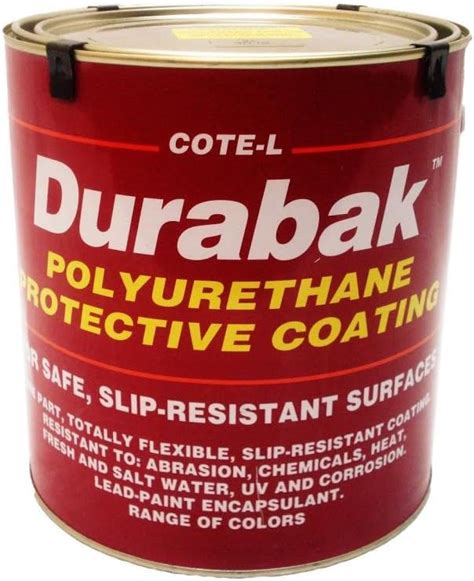 Durabak Original (For Indoors), SMOOTH version - Non Slip Coating, Bedliner, Deck Paint for ALL ...