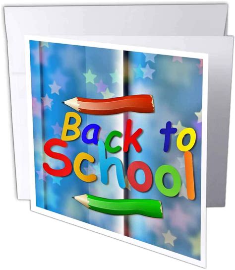 3dRose Back to School for Kids - Greeting Cards, 6" x 6", Set of 6 (gc_236805_1) | Walmart Canada