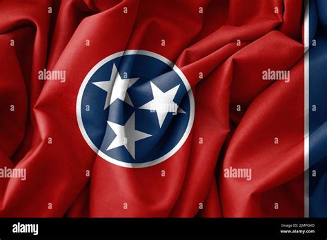 Tennessee Flag, USA State Flag Tennessee, fabric flag Tennessee, 3D ...