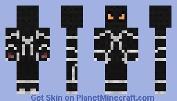 Black Suit Spiderman Minecraft Skin