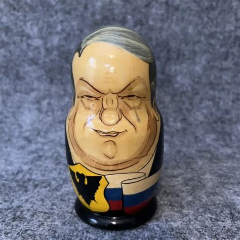 VINTAGE SOVIET UNION History Political Leaders 5 Russian Nesting Dolls ...