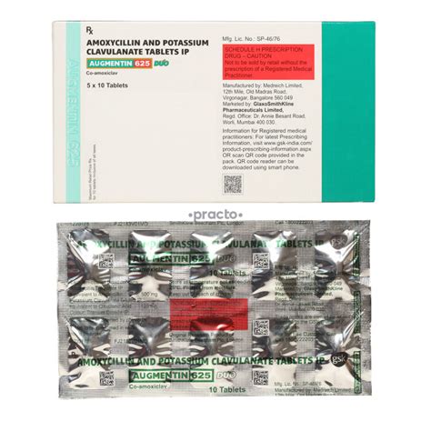 Augmentin 625 Duo Tablet - Uses, Dosage, Side Effects, Price ...