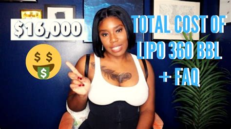 FAQ + TOTAL COST OF LIPO 360 BBL - YouTube