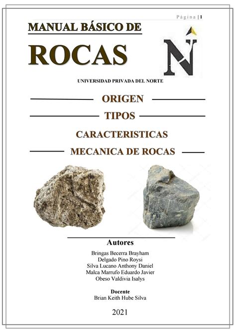 MANUAL BÁSICO DE ROCAS by Isalys obeso valdivia - Issuu