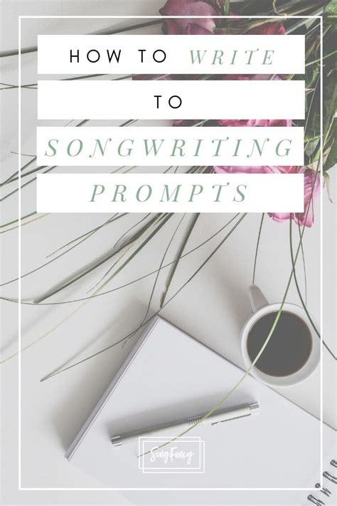 How to Write to Songwriting Prompts • SongFancy, songwriting tips ...