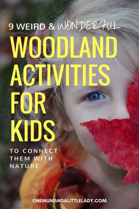 9 Woodland Activities For Kids To Boost Creativity & Imagination - One Mum & A Little Lady ...